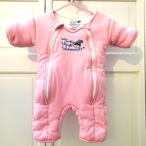 Merlin Magic Sleepsuit in Pink
